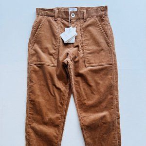 Brunello Cucinelli Boy's Corduroy Straight Leg Trouser Pants Brown ( 10 )
